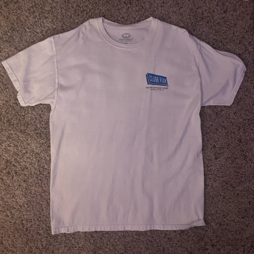 White Surf Summer Graphic Tee